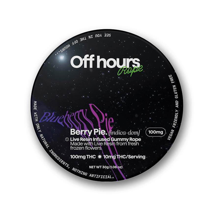 Off Hours Berry Pie 100mg Live Resin Rope