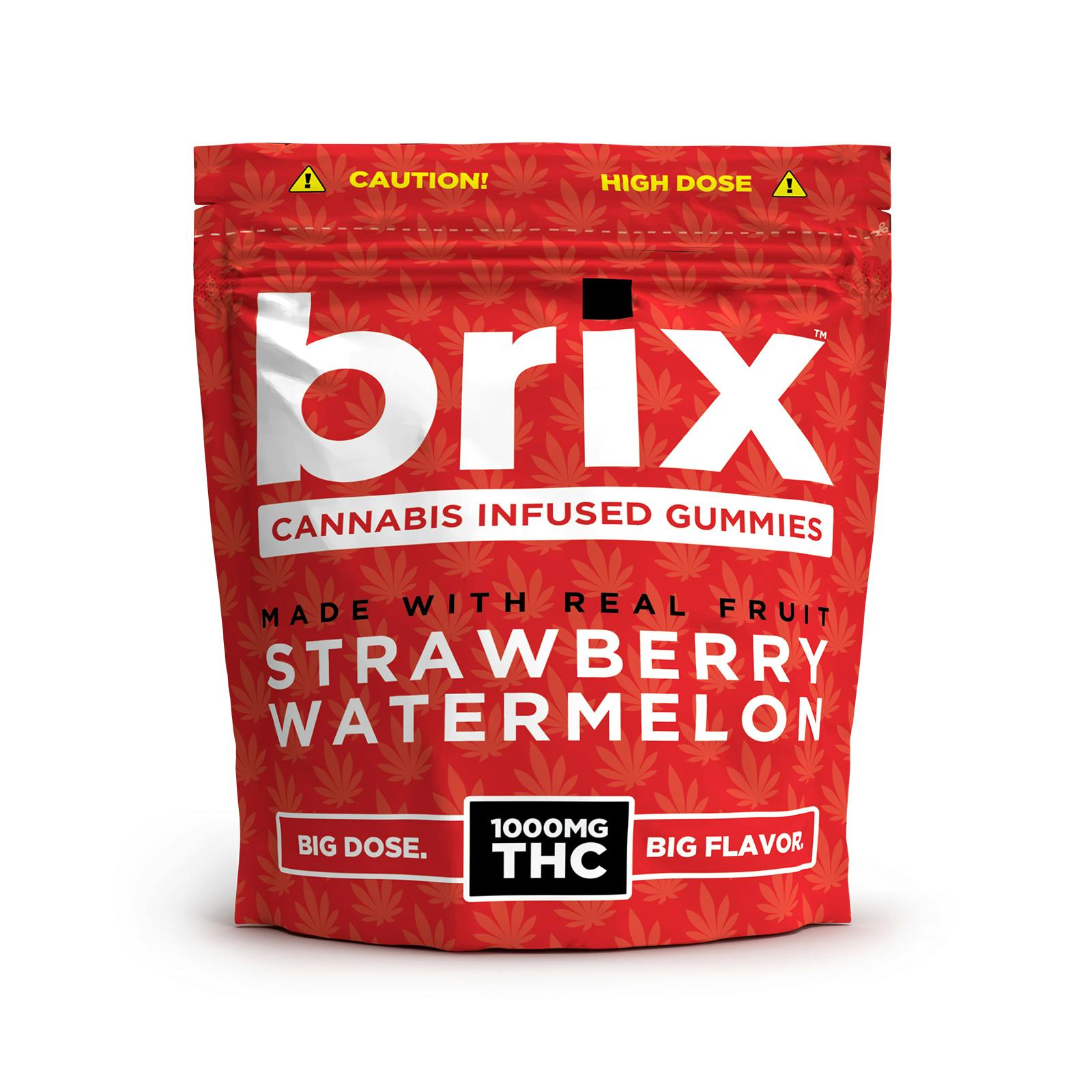 Baked Bros - Brix Gummies - Strawberry Watermelon (H) (1000mg)