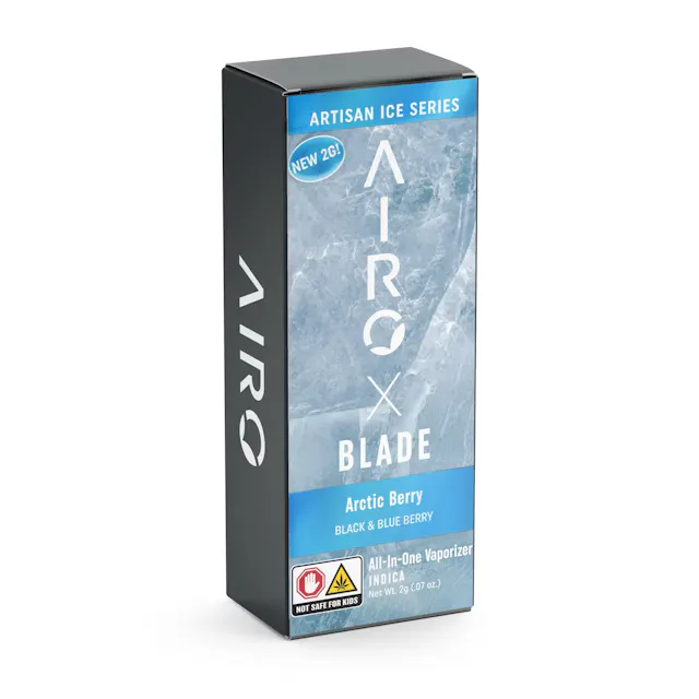 Airo Distillate Disposable Arctic Berry 2g (indica, disposables)