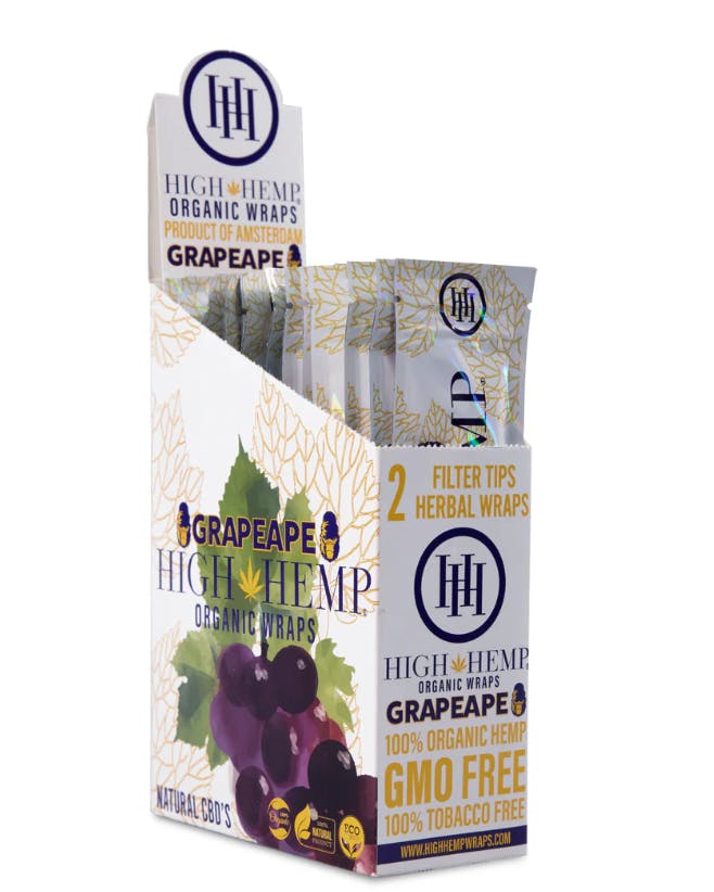 High Hemp Organic Wraps Grapeape