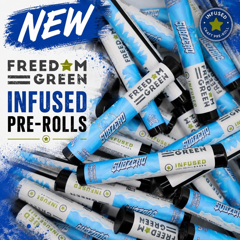 Freedom Green Farms 1.2g Infused Preroll Subzero