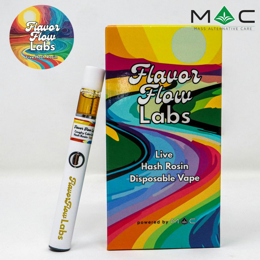 Coughy Cake Live Hash Rosin Disposable Vape | 0.5g | 81.05% TAC 9.6%  Terpenes