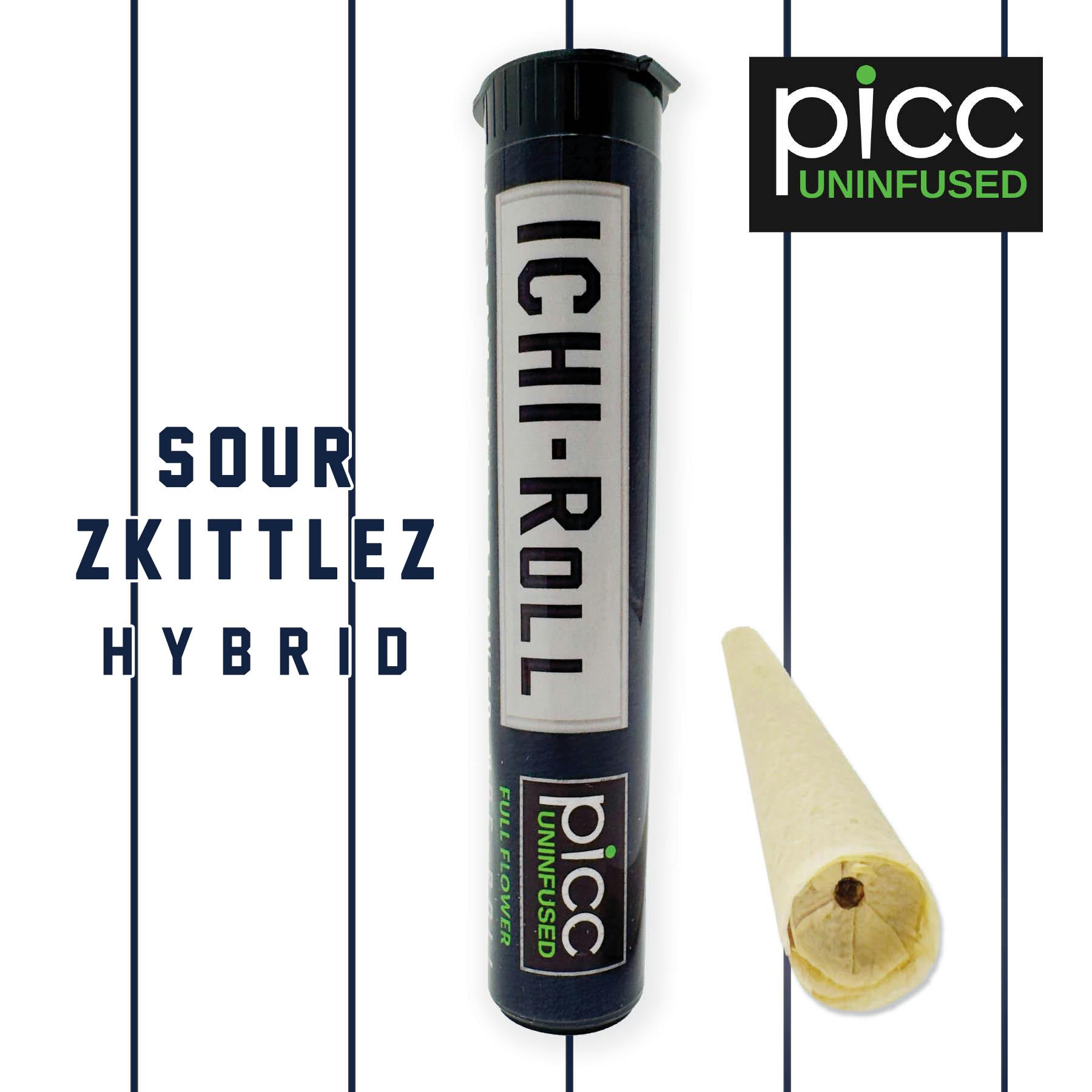 Product ICHI-Roll - Sour Zkittlez - 1g - Pre Roll