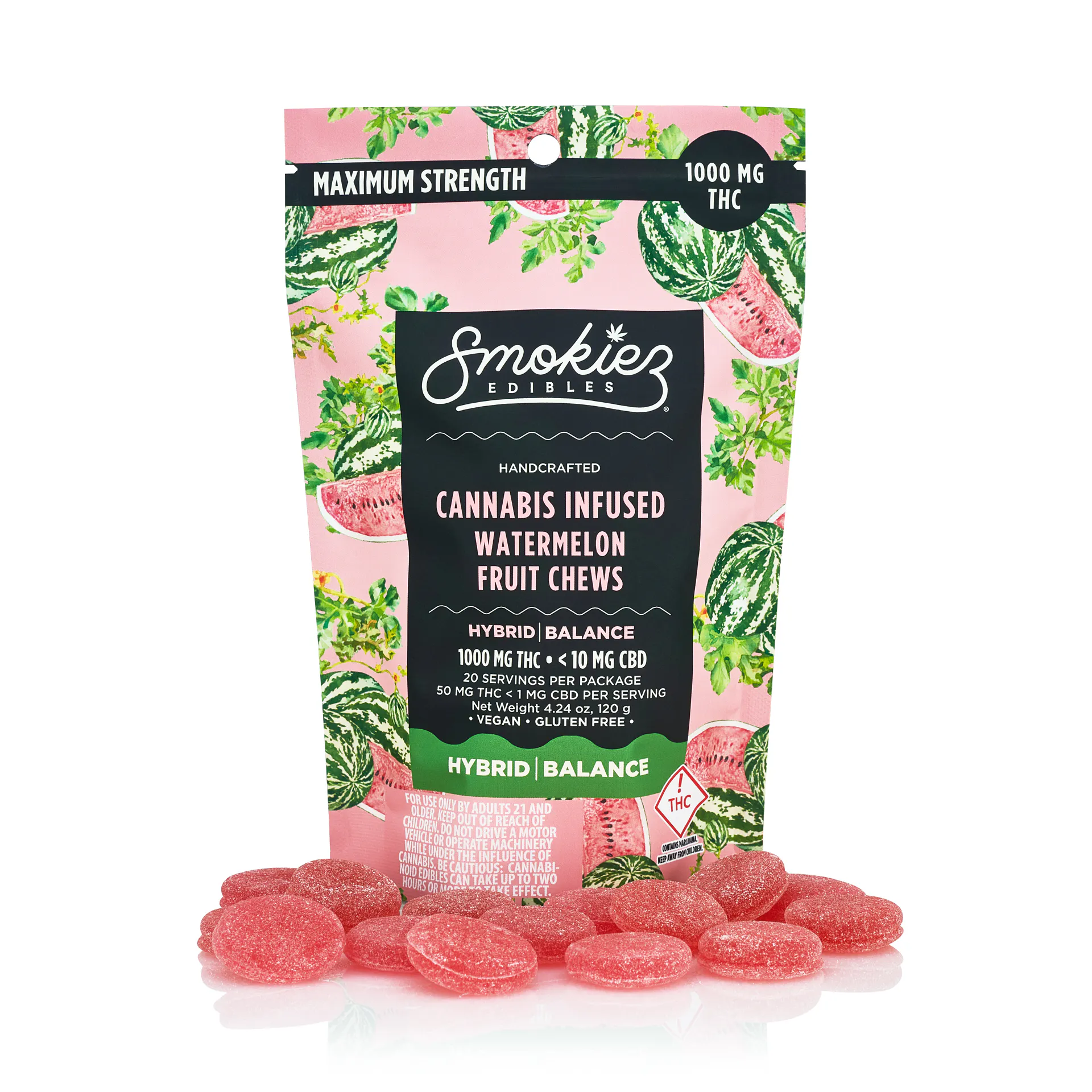 Smokiez Fruit Chews - Sweet Jamberry THC/200mg CBN (I) Max