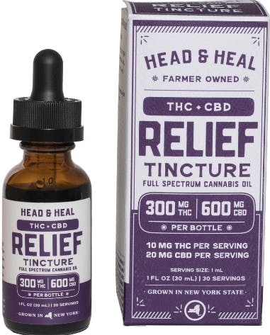 Head and Heal Tincture | 1:2THC/CBD | Relief