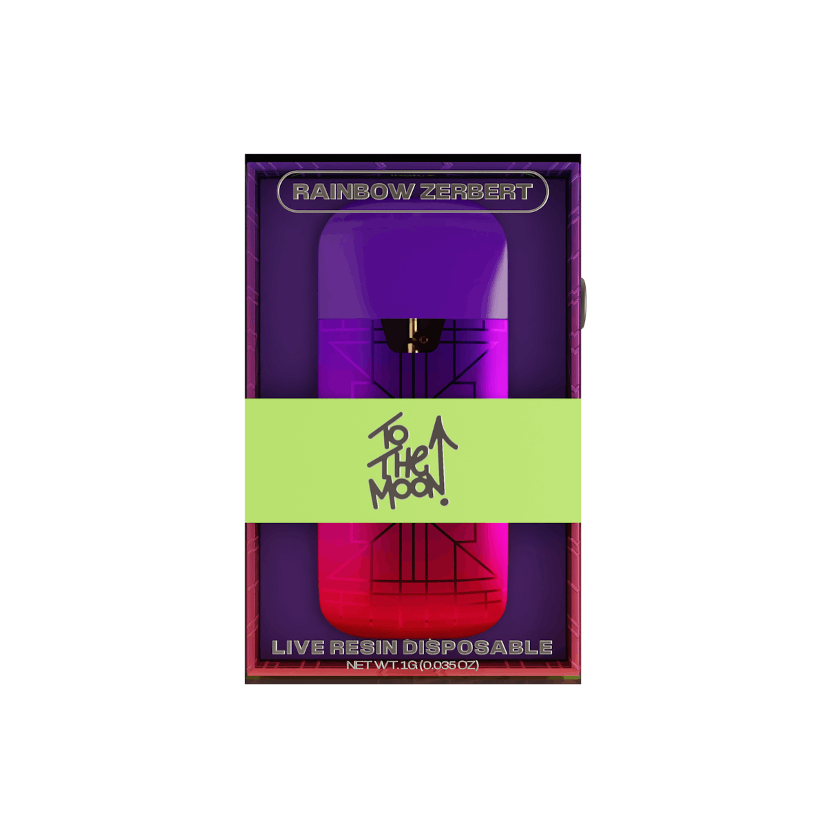 Image of Rainbow Zerbert Live Resin Vape Pen