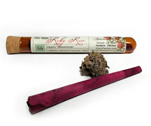 Ruby Farms | Rose Petal | Black Haze | Hybrid | Infused Pre-Roll | 1.5g-1