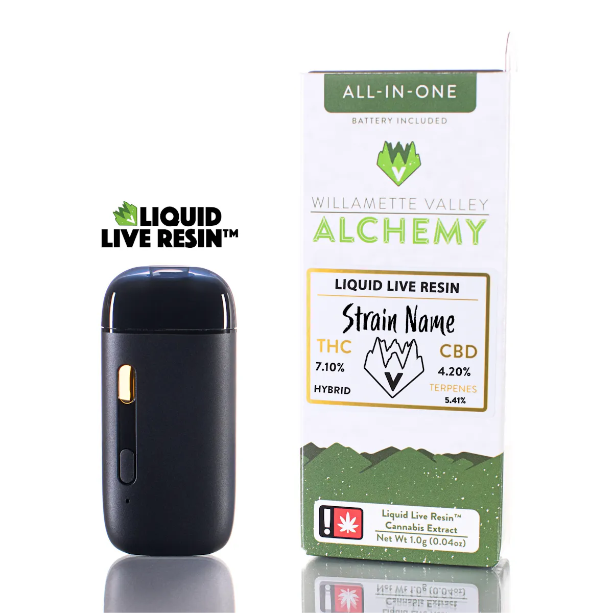 WVA 1g SINFUL Liquid Live Resin All-In-One 1g Vaporizers
