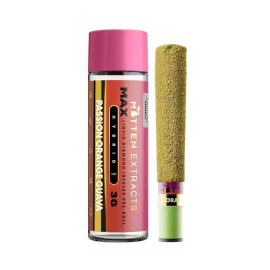 Passion Orange Guava Infused Pre-Roll Hybrid by Mitten Extracts – Pre-Rolls at Gatsby Cannabis