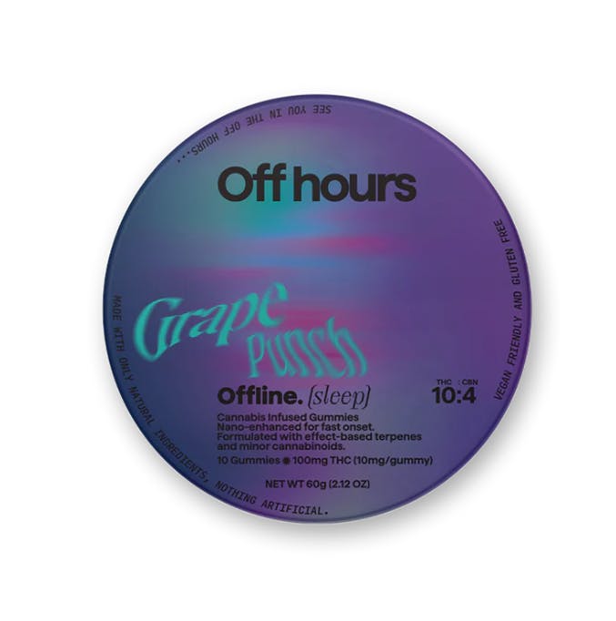 Edibles | Off Hours | Grape Punch Offline | 100mg