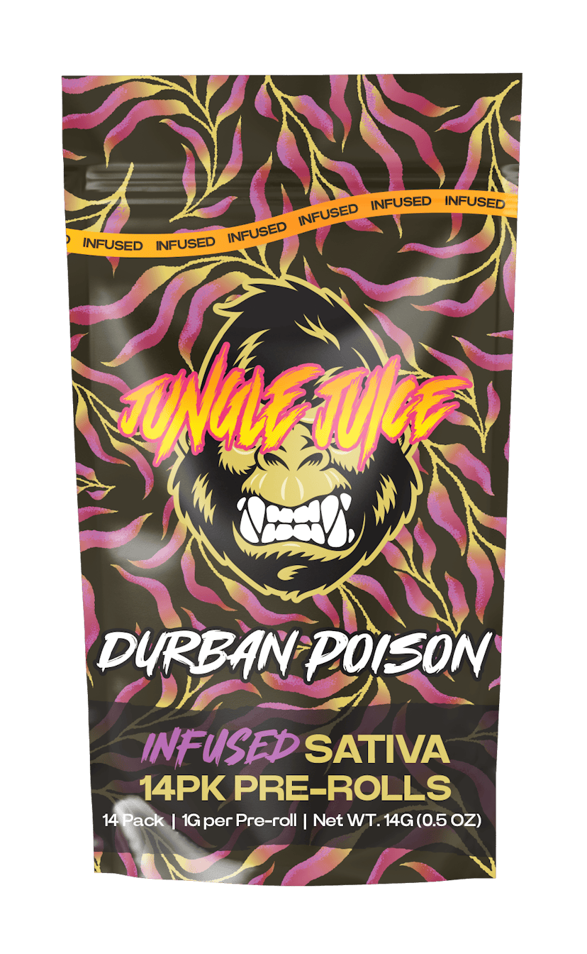 Durban Poison - 14 pk (1g) Infused Pre-Rolls