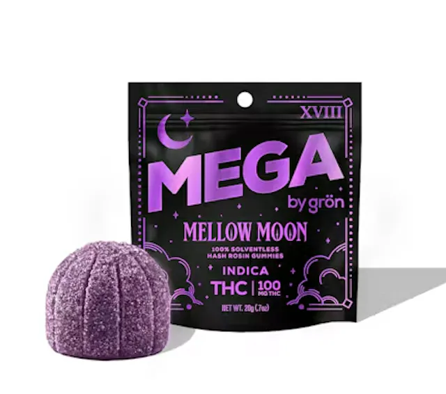 Grön Gron Mega Rosin Pearl Mellow Moon 100mg (indica, edibles, 2.8g)
