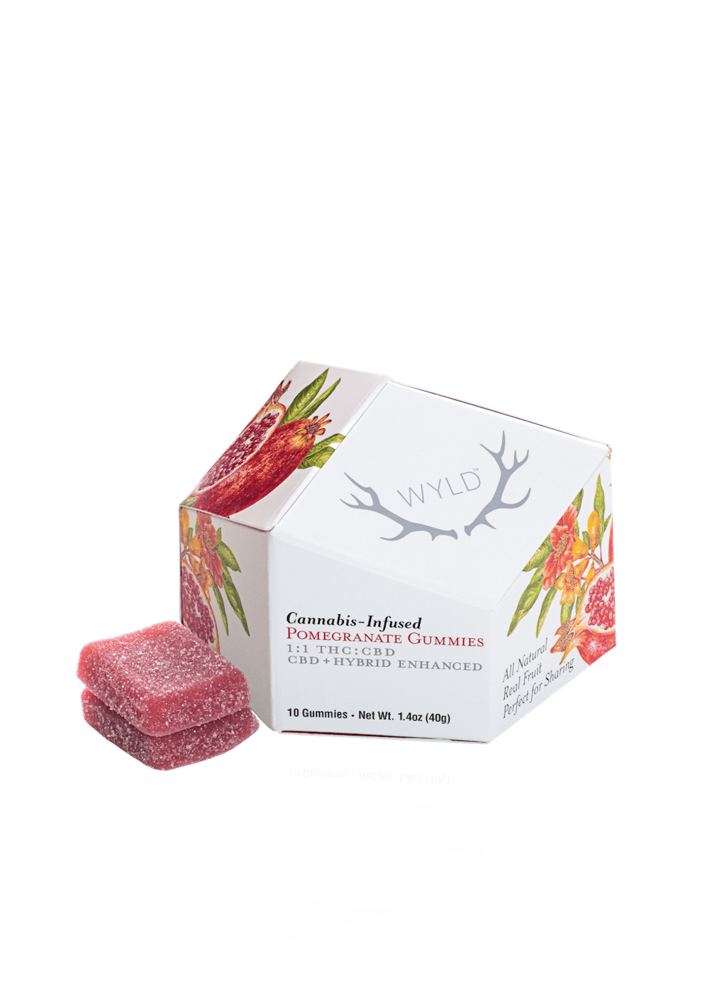 Product Pomegranate | 1:1 THC:CBD Gummies 10pk