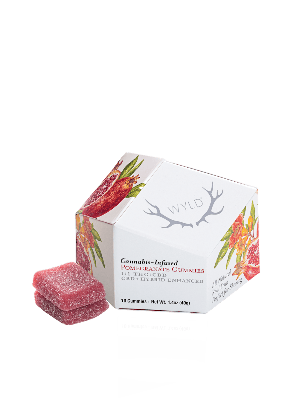 Product Pomegranate | 1:1 THC/CBD Gummies 10pk