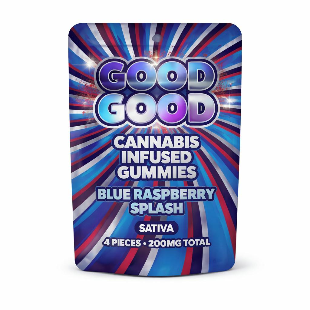 Good Good - 200mg Gummies - Blue Raspberry Splash