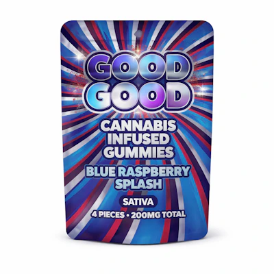 Good Good - 200mg Gummies - Blue Raspberry Splash