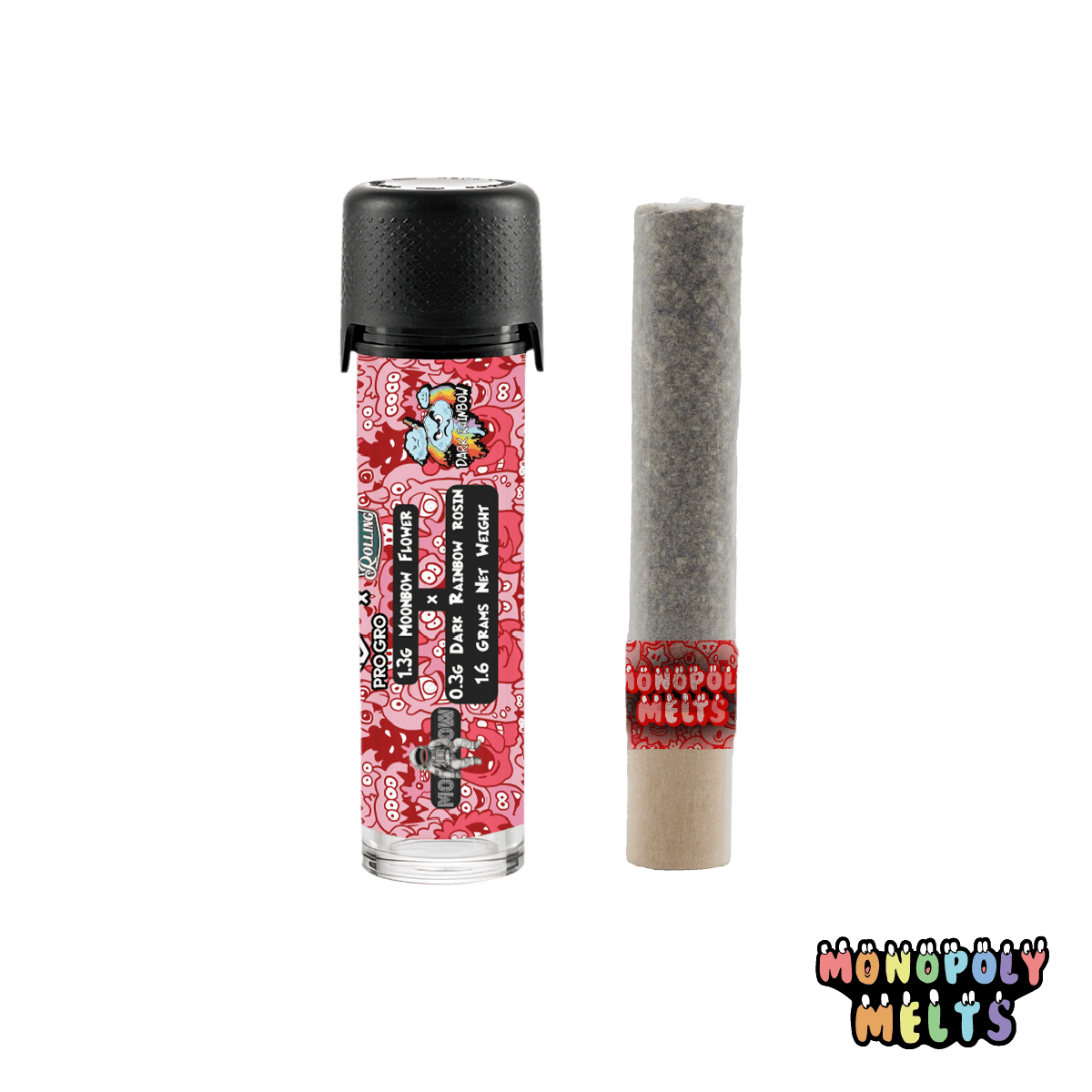 Product: Monopoly Melts | Moonbow x Dark Rainbow 1.6g Hash Hole