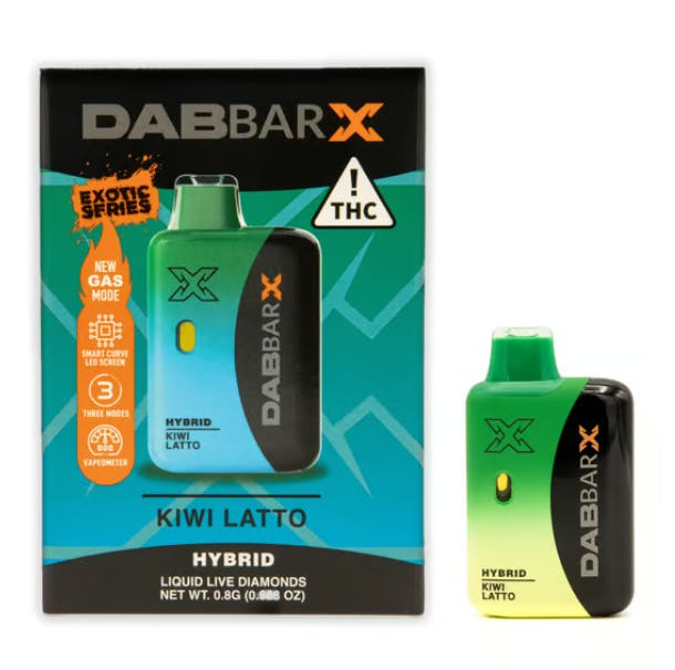 Dab Bar X Kiwi Latto (H) Live Resin Liquid Diamond Disposable Vape 0.8g |  The Dispensary (Gibson)