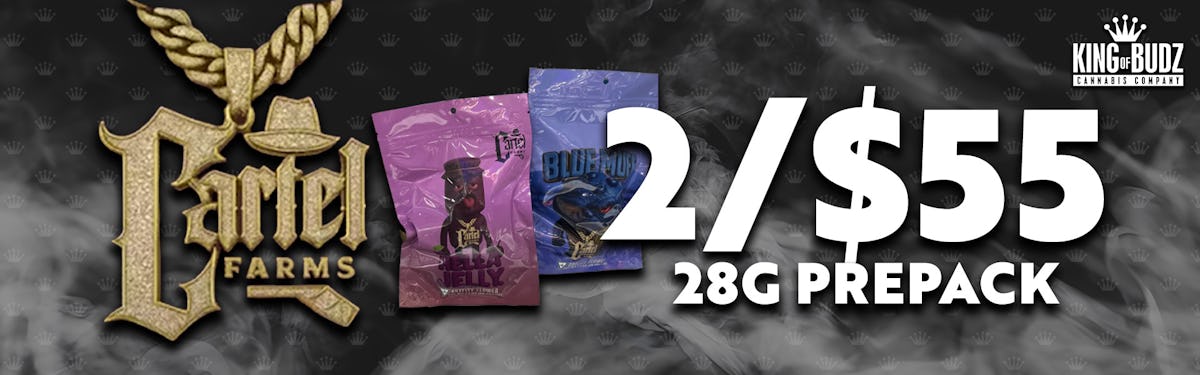 Cartel Farms 28g Prepack - 2/$55