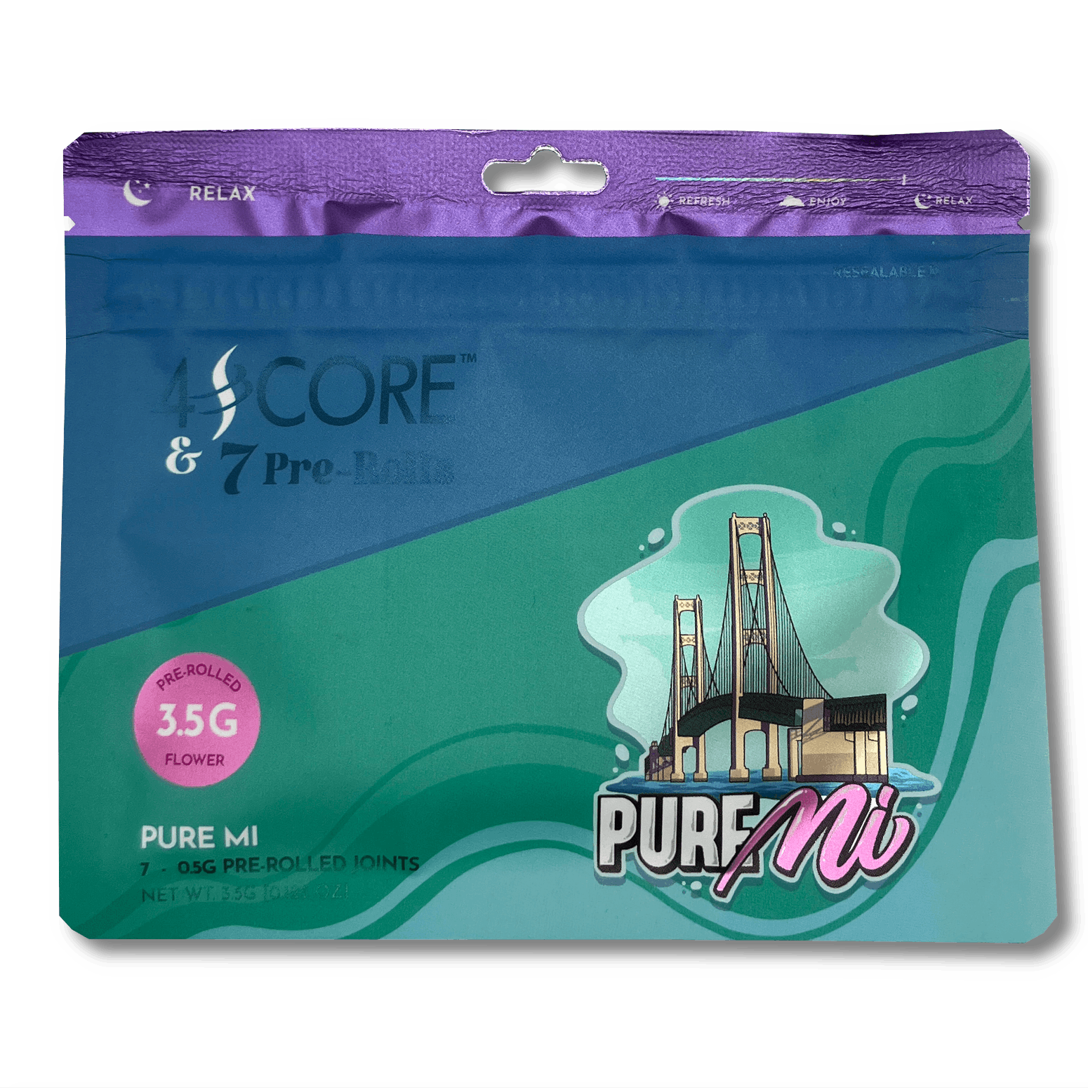 Product: 4Score | Pre-Roll 7-Pack - 3.5g - Pure MI