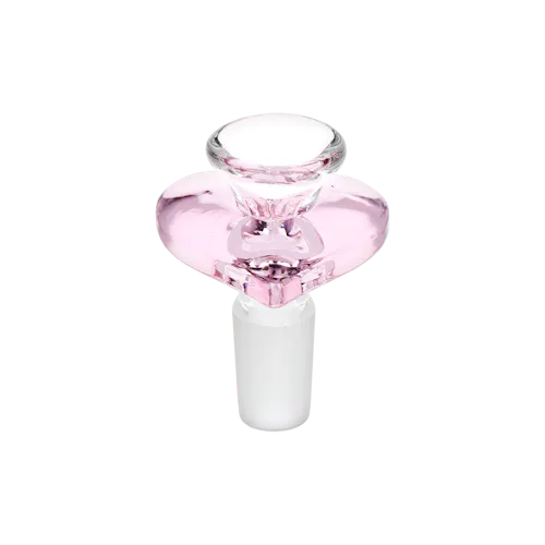 Pink Heart Glass Herb Slide – 14mm M-1