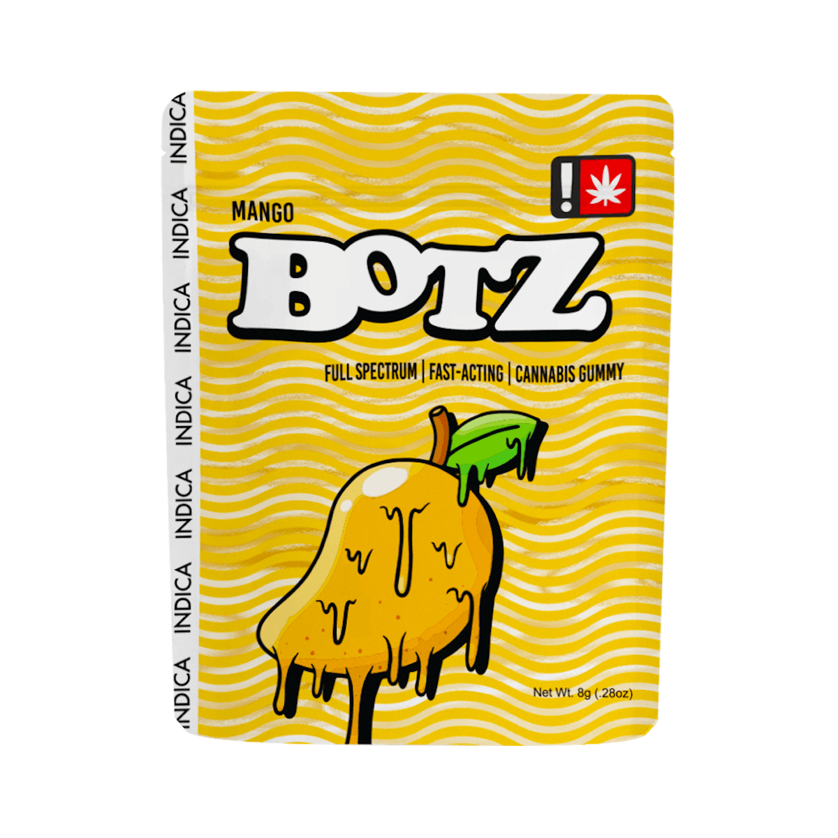 Photo of Sour Botz 100mg MANGO Indica Cannabis Gummy
