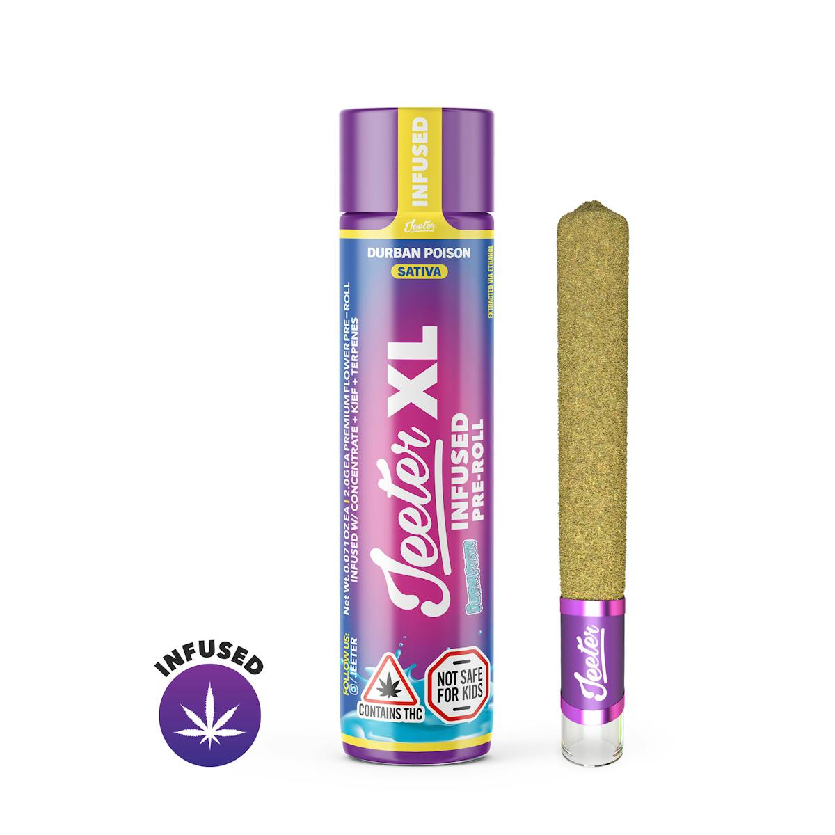 Image of Durban Poison | 2g Jeeter XL | Infused Preroll