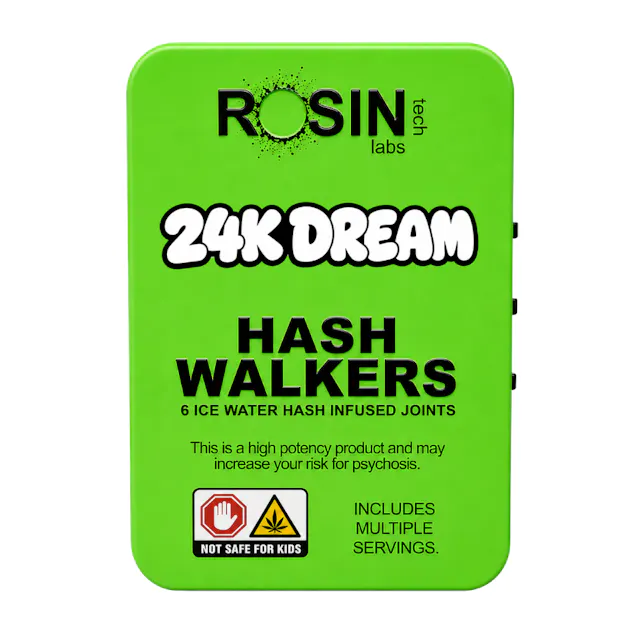 Rosin Tech Labs Hash Walkers 24K Dream 6pk/3g (sativa hybrid, infused)