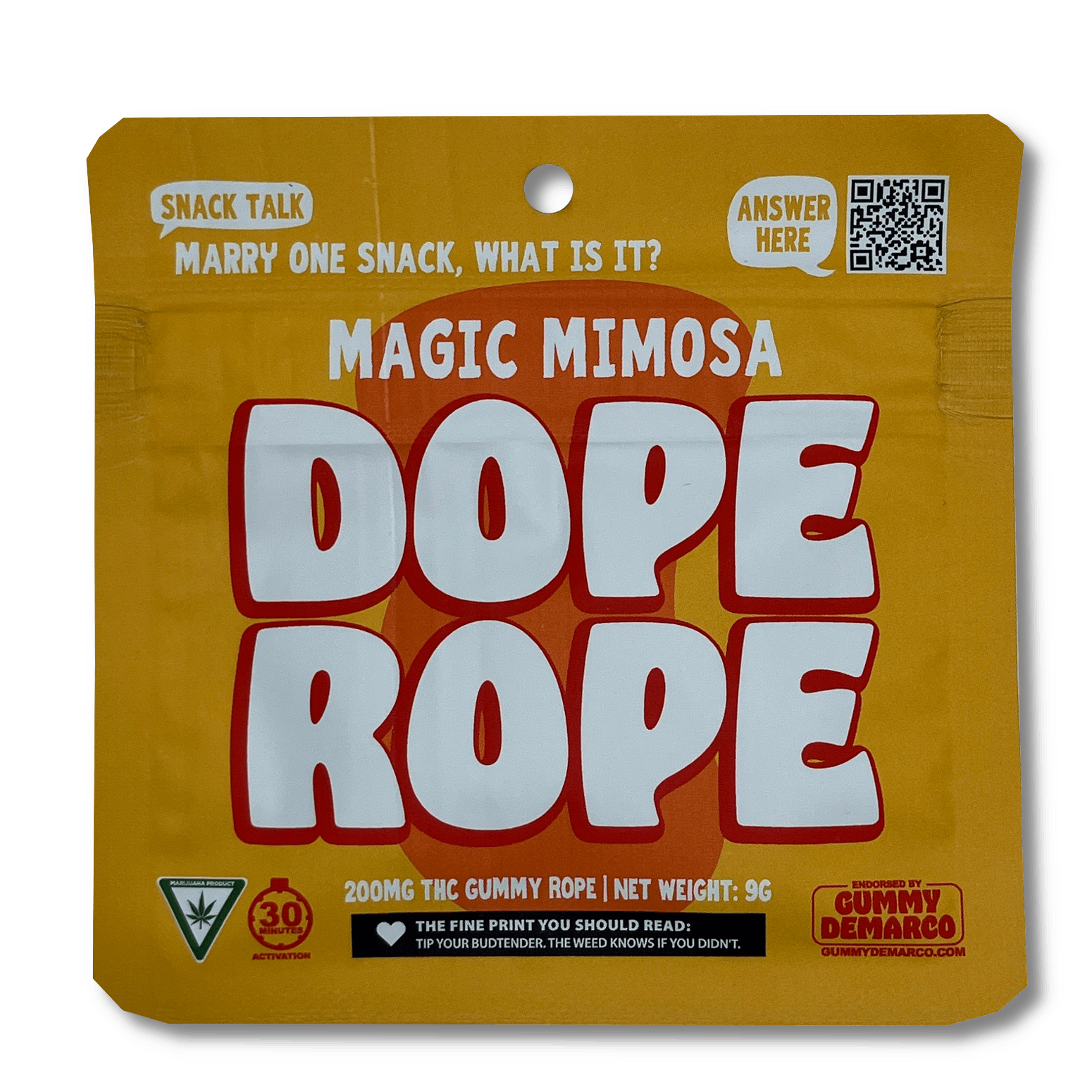 Product: Dope Rope | Gummy Rope - 200mg - Magic Mimosa
