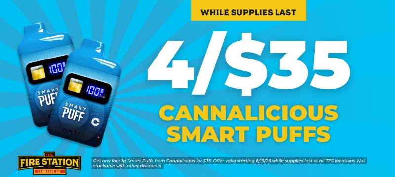 Cannalicious Smart Puffs at The Fire Station