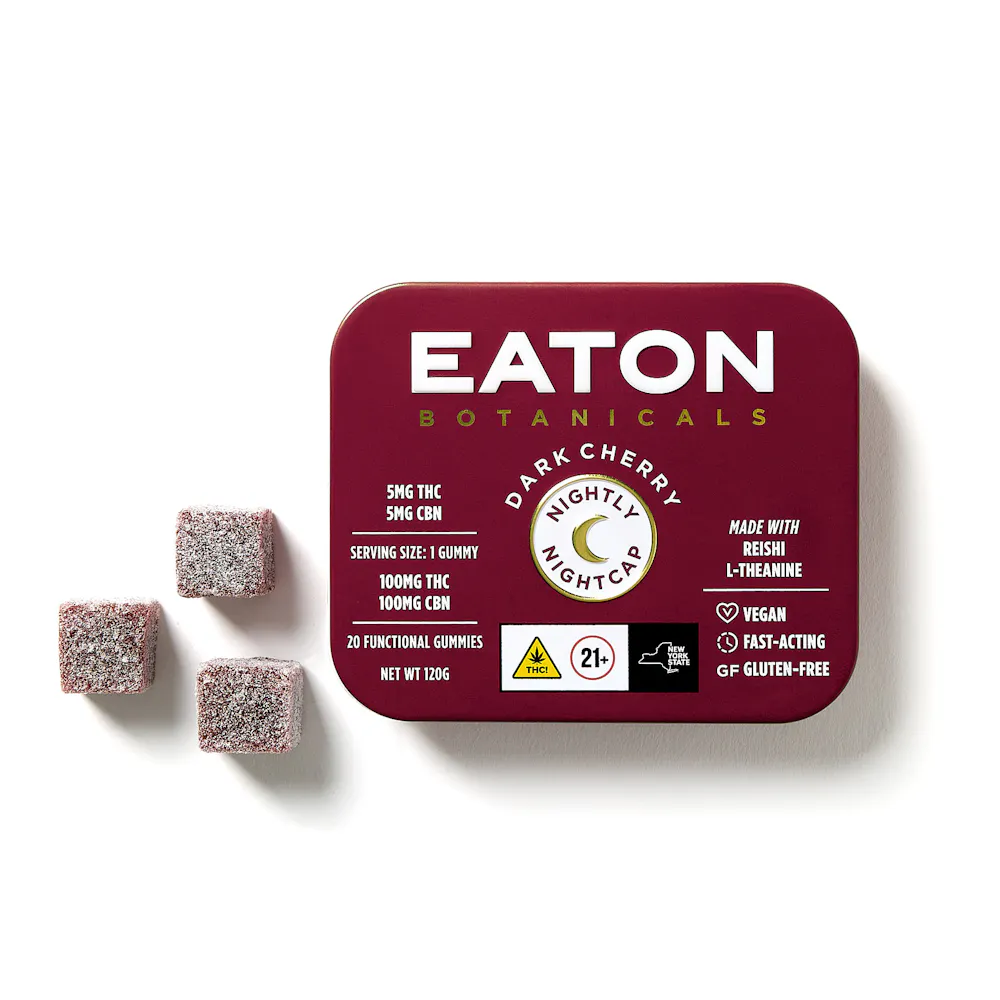 Product Eaton Botanicals - Dark Cherry Nightly Nightcap - 20pk - 100mg - Gummy