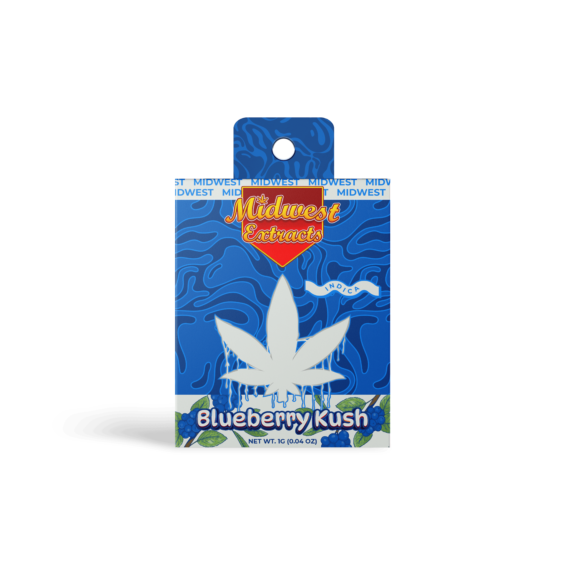 Blueberry Kush | 1g Distillate Vape Cartridge