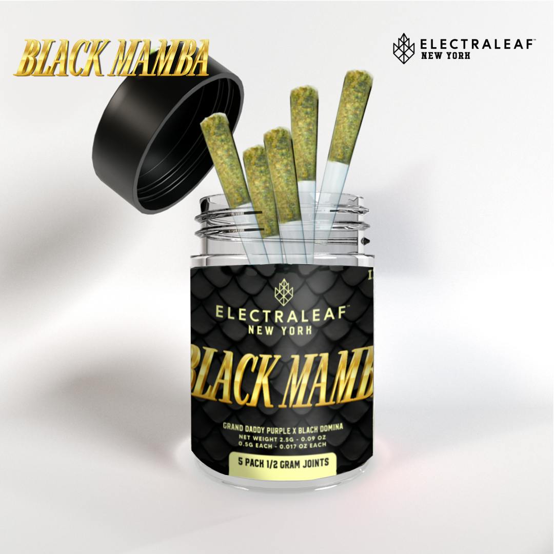 Electraleaf | 0.5g Pre-rolls 5pk | Black Mamba