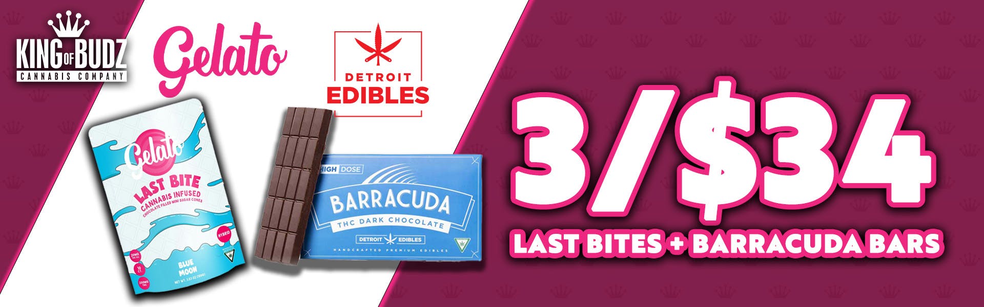 Gelato Last Bites + Barracuda Bars 3/$34