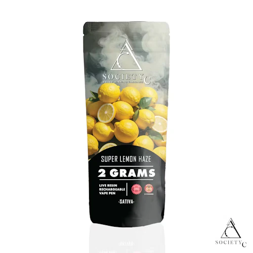 Society C - 2g Live Resin Disposable - Super Lemon Haze