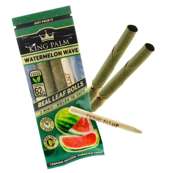King Palm - Watermelon Wave - Mini Blunt Wrap 2pk