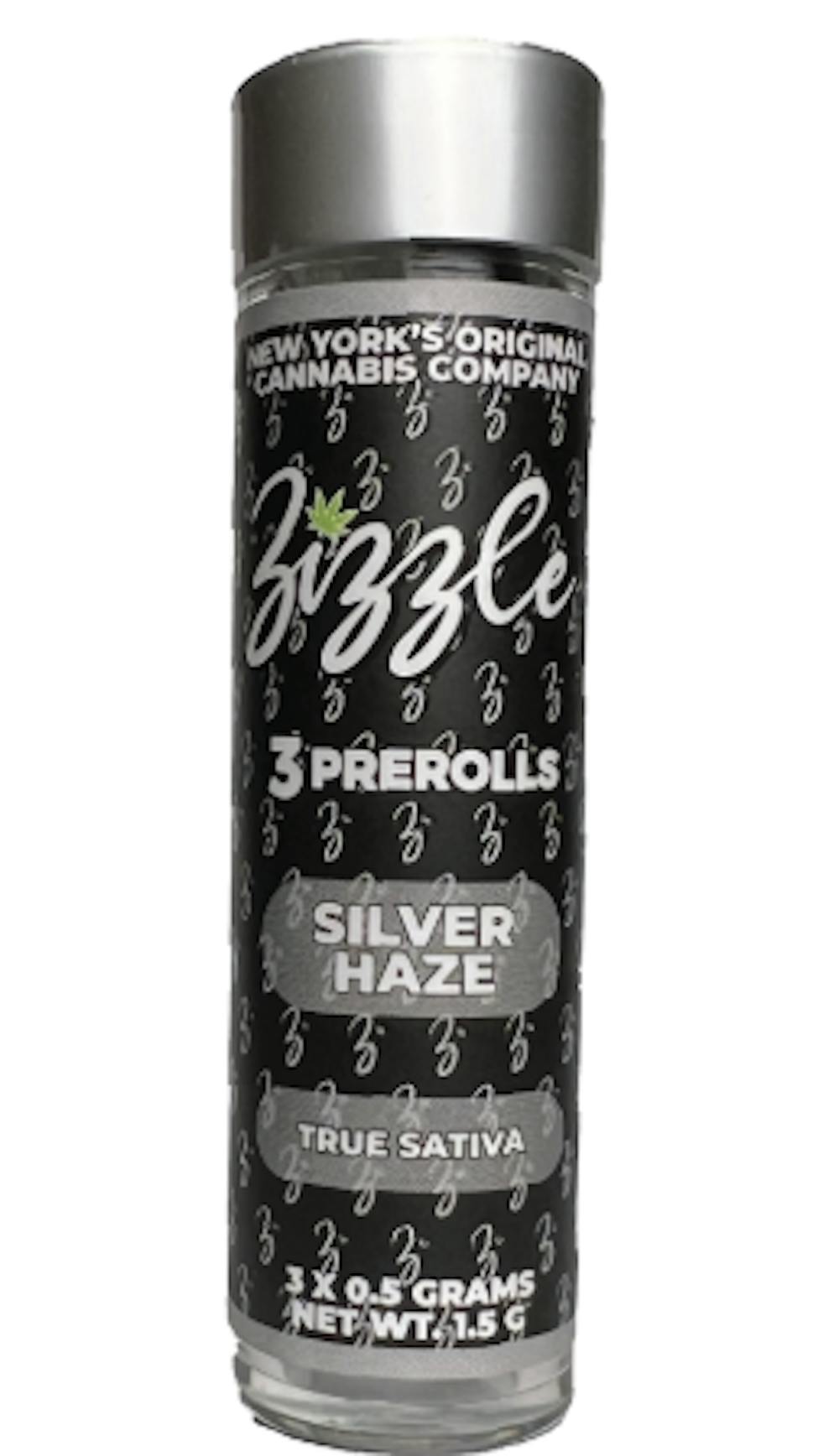 Product Preroll | Silver Haze (S) 3pk | Zizzle