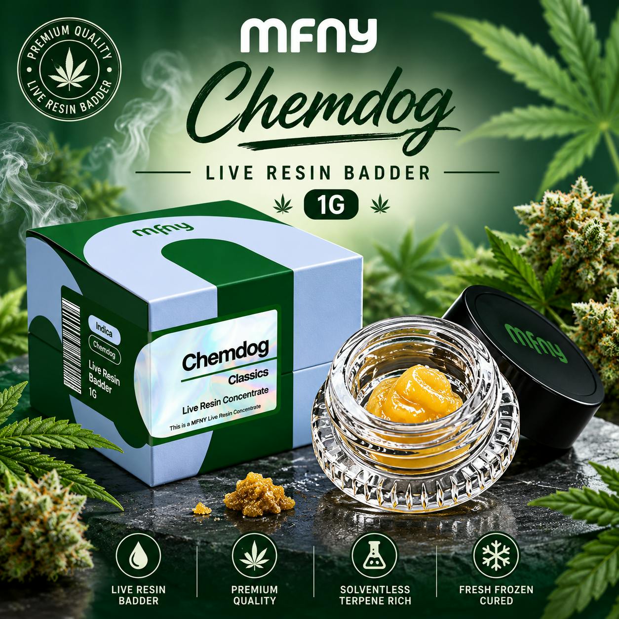 Product MFNY | Chemdog | Live Resin Badder | 1g