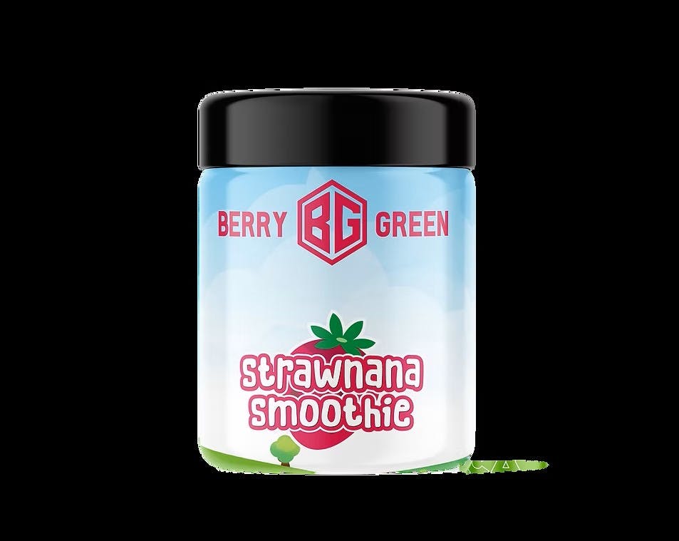 Berry Green BERRY GREEN | STRAWNANA SMOOTHIE | INFUSED PRE-ROLLS | 7 X 0.5G INDICA — PRE_ROLLS