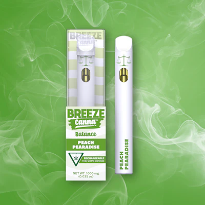 Peach Pearadise - Balance 1g PLUS Disposable Device — BREEZE Canna