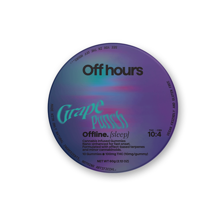 Off Hours - Offline (Rest) Grape Punch Gummies 10pk - 100mg by Off Hours