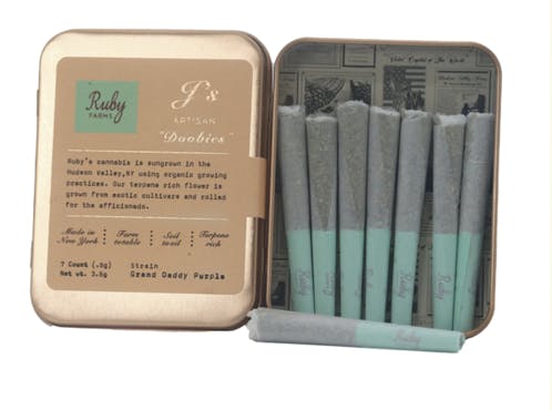 Pre-Roll | Ruby Farms | Ruby Doobies | Wedding Cake | 7 ct | 3.5g