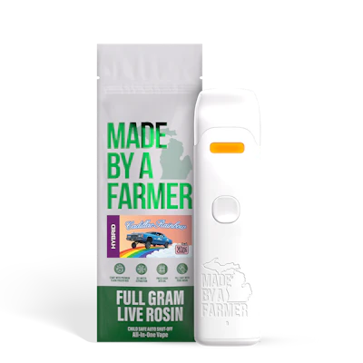 Made By A Farmer - 1g Live Rosin Disposable - Cadillac Rainbow