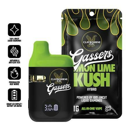 Claybourne | Lemon Lime Kush | AIO Vape