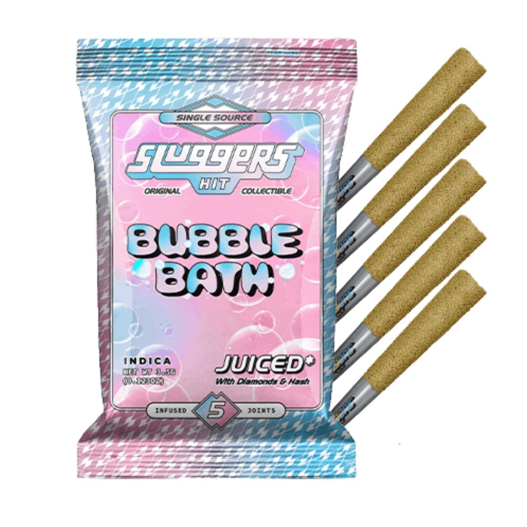 BUBBLE BATH DIAMOND & HASH INFUSED 5PK PREROLLS