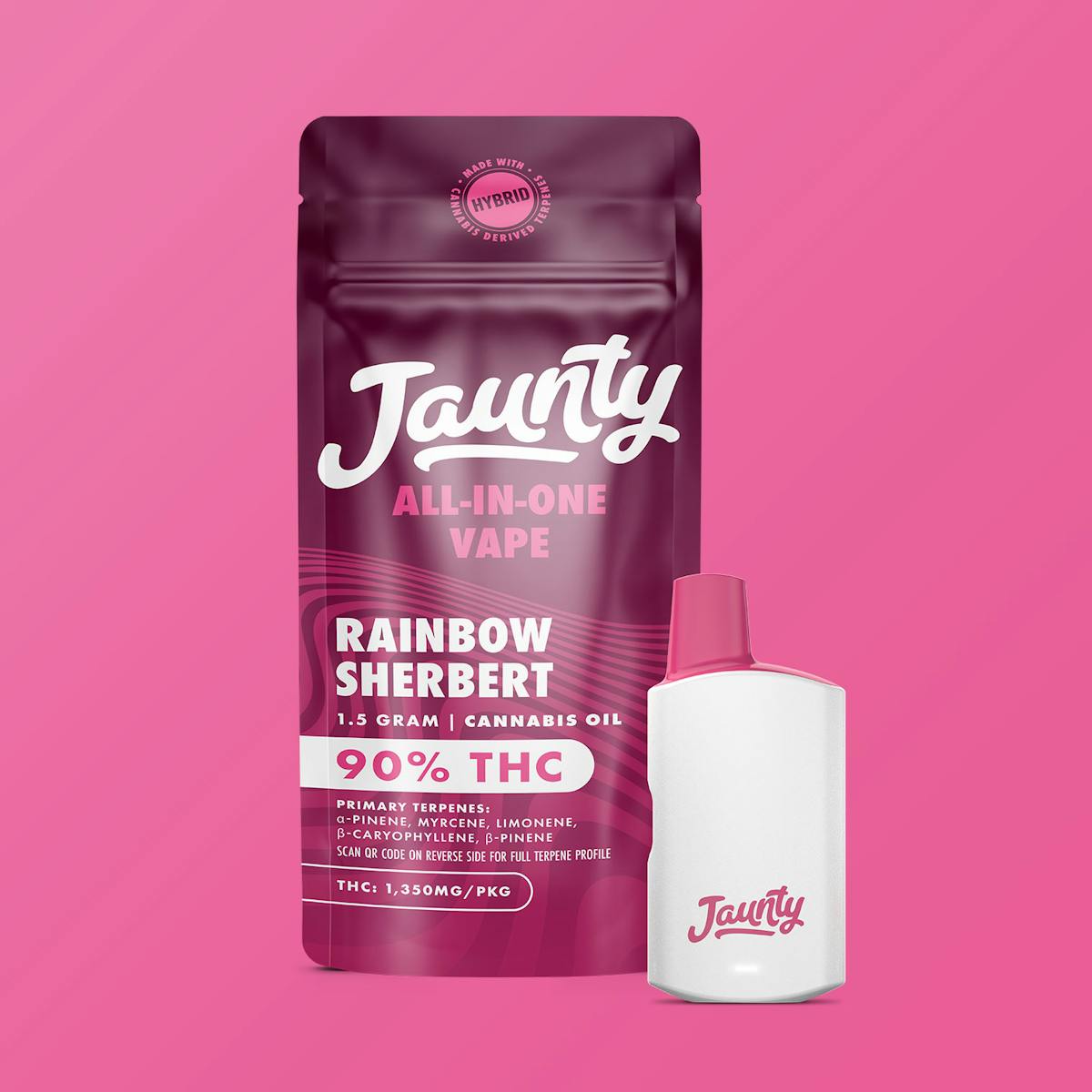 Image of Jaunty – Rainbow Sherbert Vape Pen