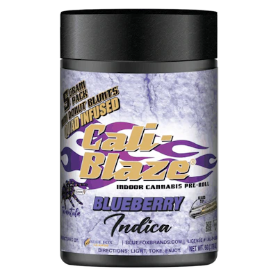 Blueberry Mini Blunts 5-Pack | 5g - PRE_ROLLS by Cali-Blaze at King of Budz