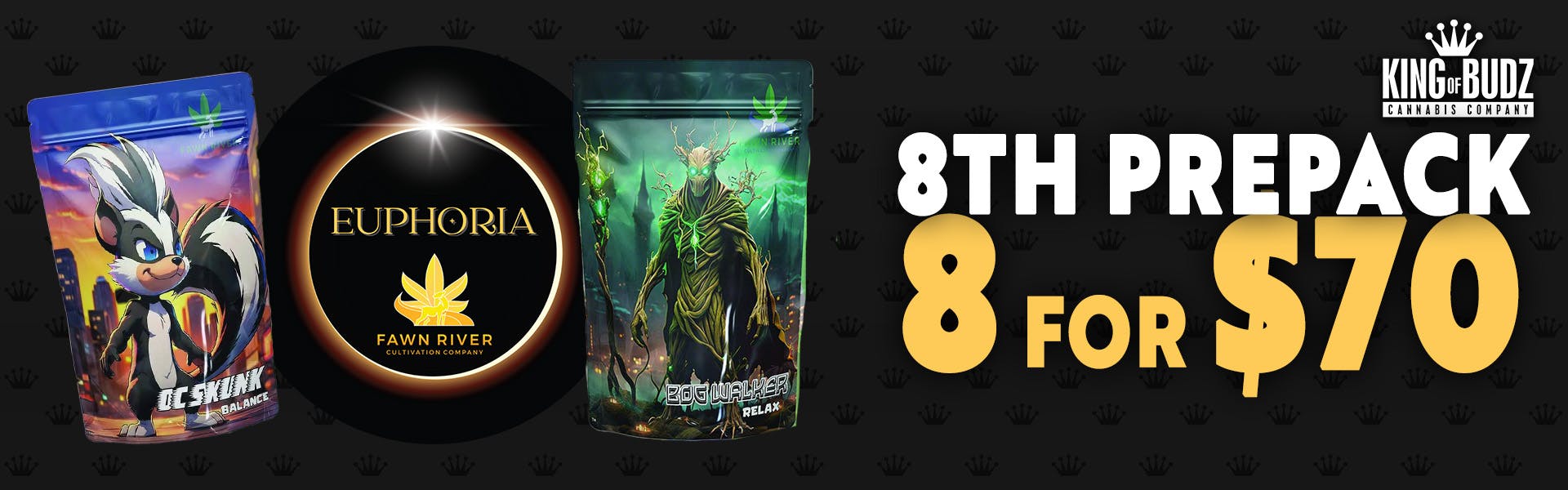 Euphoria 3.5g Prepack 8 for $70