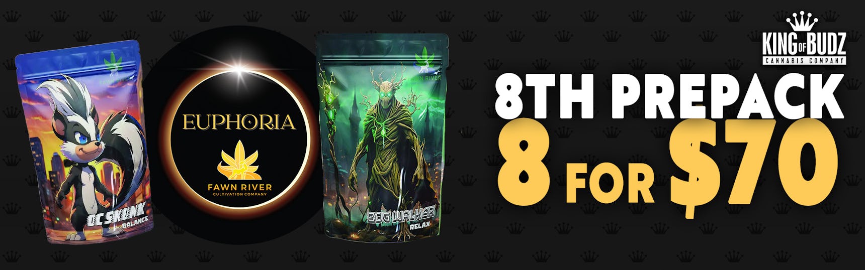 Euphoria 3.5g Prepack 8 for $70