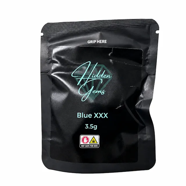 Hidden Gems Flower Blue XXX 3.5g (hybrid)